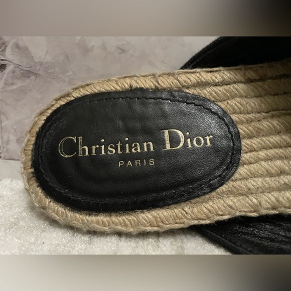 EUC Christian Dior Espadrilles Sandals - Picture 5 of 15
